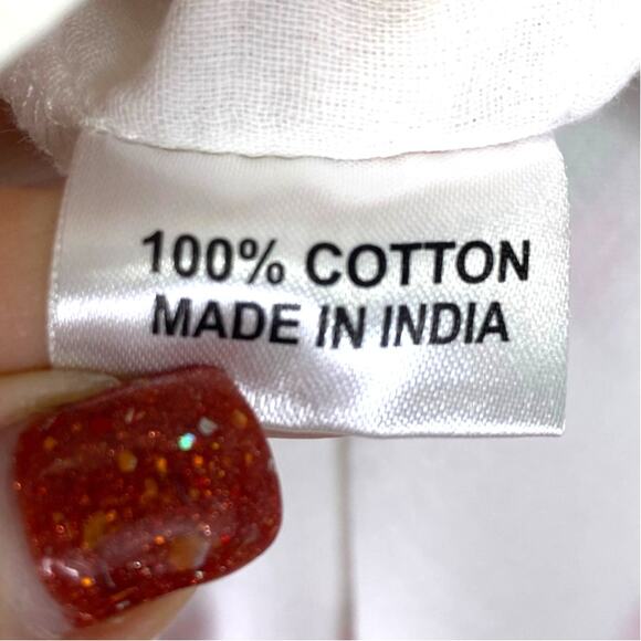 Mary Marshmallow White and Pink Notched Collar Mini Dress - Picture 7 of 9